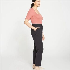 Universal Standard All Day Cigarette Black Pants